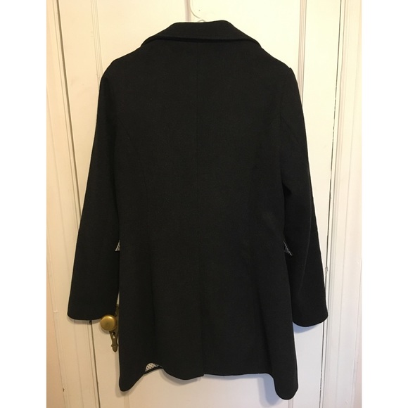 Haute wool blend pea coat - Picture 3 of 5